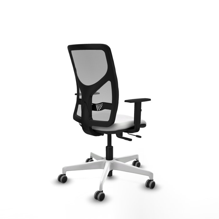 PIQUERAS Y CRESPO Silla de oficina Motilla con mecanismo Sincro/Traslack, Blanco y Gris PIQUERAS Y CRESPO Silla de oficina Motilla con mecanismo Sincro/Traslack, Blanco y Gris