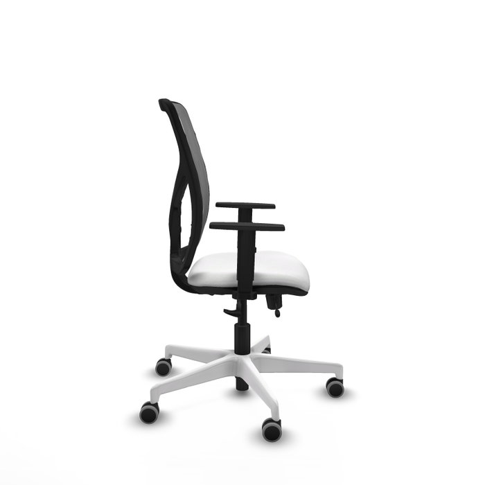 PIQUERAS Y CRESPO Silla de oficina Motilla con mecanismo Sincro/Traslack, Blanco y Gris PIQUERAS Y CRESPO Silla de oficina Motilla con mecanismo Sincro/Traslack, Blanco y Gris