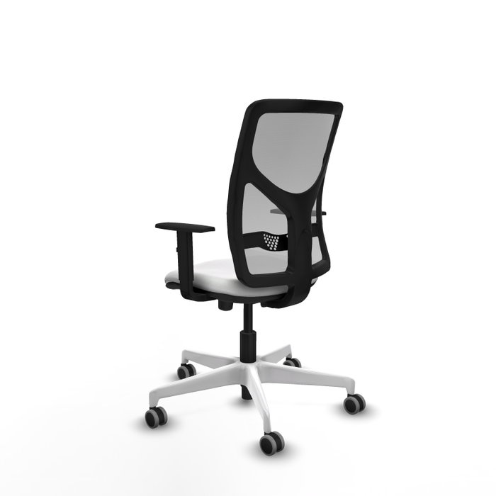 PIQUERAS Y CRESPO Silla de oficina Motilla con mecanismo Sincro/Traslack, Blanco y Gris PIQUERAS Y CRESPO Silla de oficina Motilla con mecanismo Sincro/Traslack, Blanco y Gris