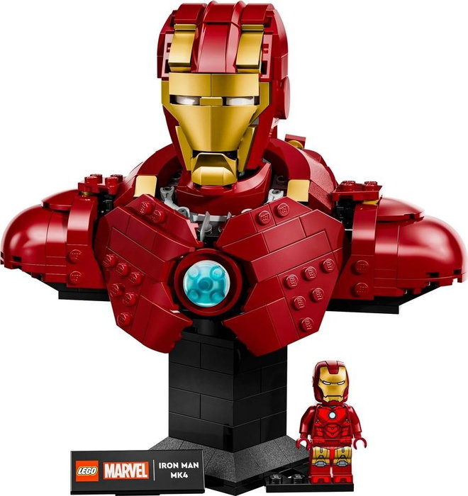 LEGO Marvel 76327 Busto de Iron Man MK4 Set de construcción para adultos LEGO Marvel 76327 Busto de Iron Man MK4 Set de construcción para adultos