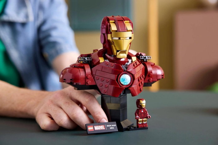 LEGO Marvel 76327 Busto de Iron Man MK4 Set de construcción para adultos LEGO Marvel 76327 Busto de Iron Man MK4 Set de construcción para adultos