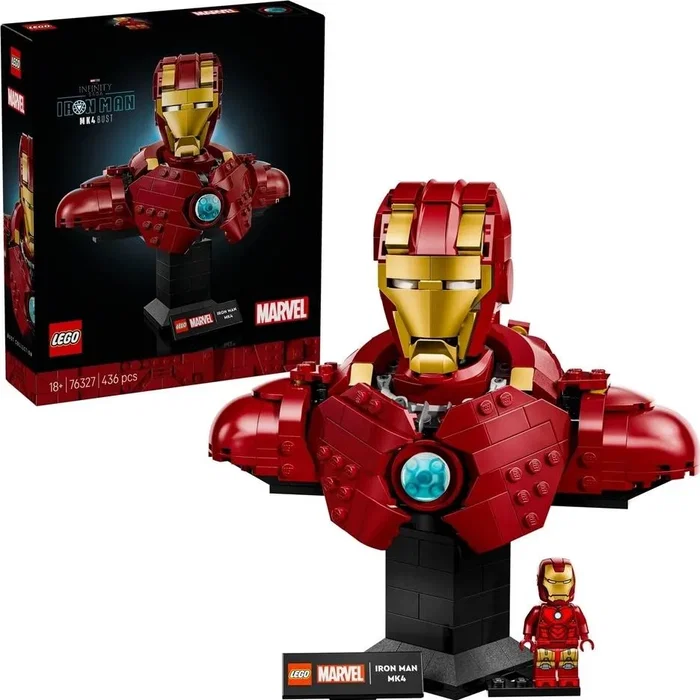 LEGO Marvel 76327 Busto de Iron Man MK4 Set de construcción para adultos LEGO Marvel 76327 Busto de Iron Man MK4 Set de construcción para adultos