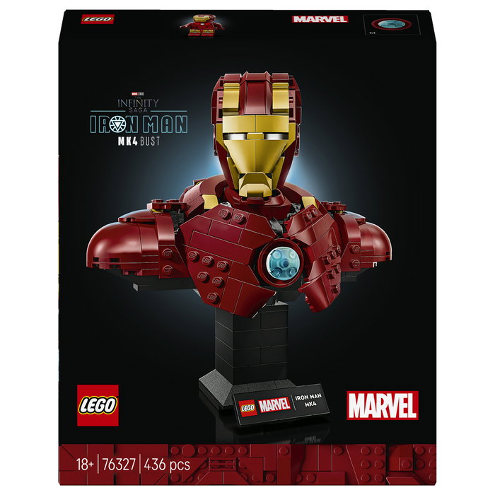 LEGO Marvel Iron Man MK4 76327 Busto de construcción LEGO Marvel Iron Man MK4 76327 Busto de construcción