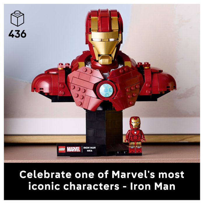 LEGO Marvel 76327 Busto de Iron Man MK4 LEGO Marvel 76327 Busto de Iron Man MK4