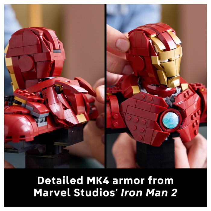 LEGO Marvel 76327 Busto de Iron Man MK4 LEGO Marvel 76327 Busto de Iron Man MK4