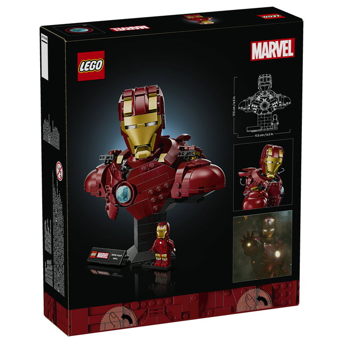 LEGO Marvel Iron Man MK4 76327 Busto de construcción LEGO Marvel Iron Man MK4 76327 Busto de construcción