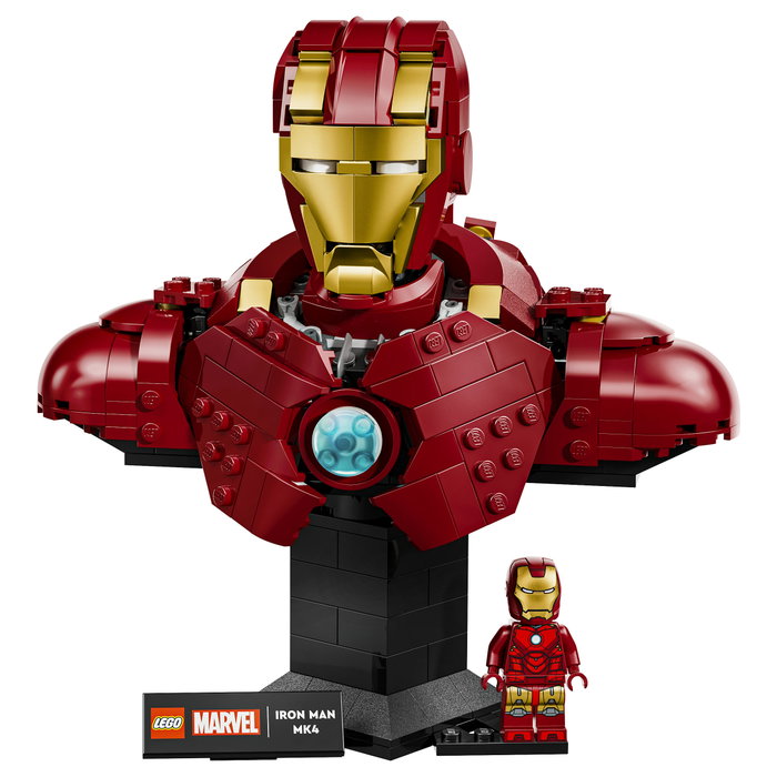 LEGO Marvel Iron Man MK4 76327 Busto de construcción LEGO Marvel Iron Man MK4 76327 Busto de construcción