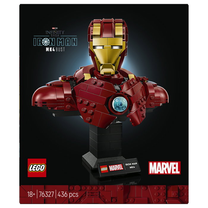 LEGO Marvel Iron Man MK4 76327 Busto de construcción LEGO Marvel Iron Man MK4 76327 Busto de construcción