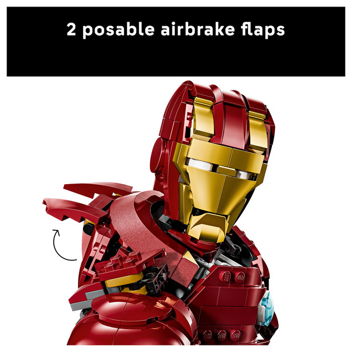 LEGO Marvel 76327 Busto de Iron Man MK4 LEGO Marvel 76327 Busto de Iron Man MK4
