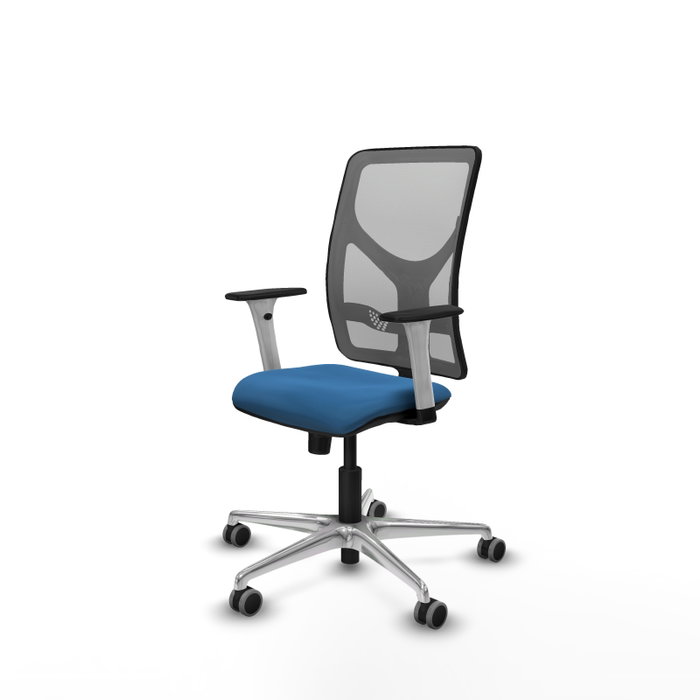 PIQUERAS Y CRESPO Silla de oficina Motilla con mecanismo Sincro, Azul claro y Gris PIQUERAS Y CRESPO Silla de oficina Motilla con mecanismo Sincro, Azul claro y Gris