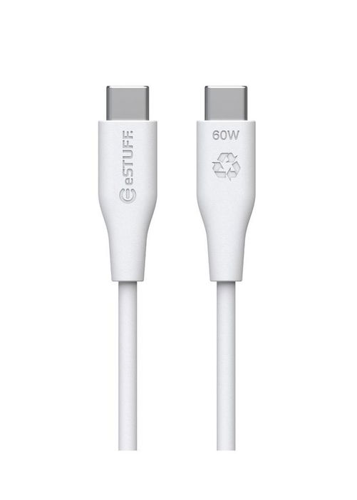 eSTUFF INFINITE Cable USB-C a USB-C Super Suave 1m - 100% Plástico Reciclado sin PVC