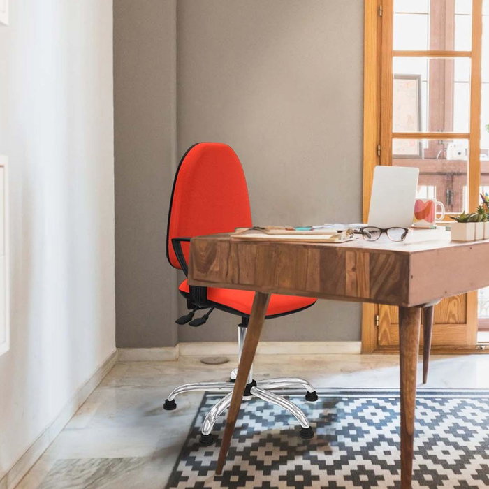 PIQUERAS Y CRESPO Silla de oficina Aýna Granate con mecanismo Asincro