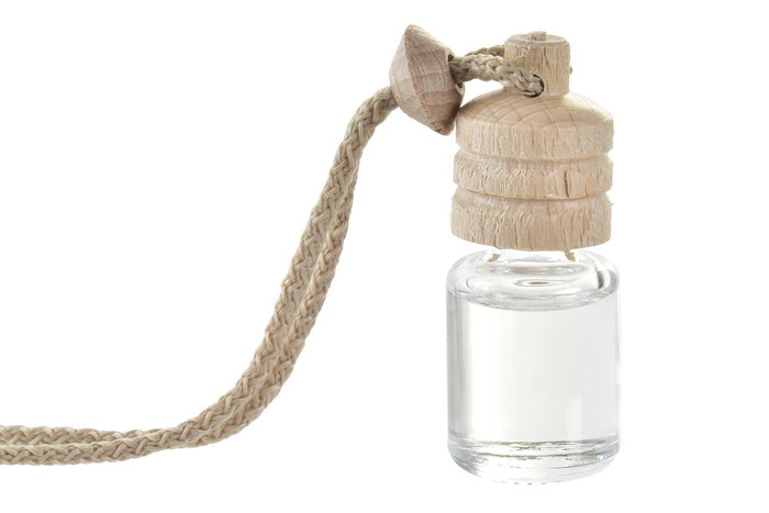 DKD Home Decor Ambientador Coche Basicos Azul Celeste 3x11x6.5cm (32 Unidades)