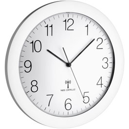 Tfa TFA 60.3512.02 Reloj de pared analógico controlado por radio Plata