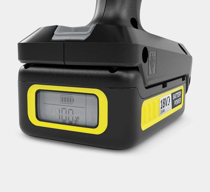 Kärcher KHB 6 Battery Set Hidrolimpiadora a Batería Compacta - Alta Presión 24 bar, Caudal 200 l/h, Litio, Color Negro y Amarillo