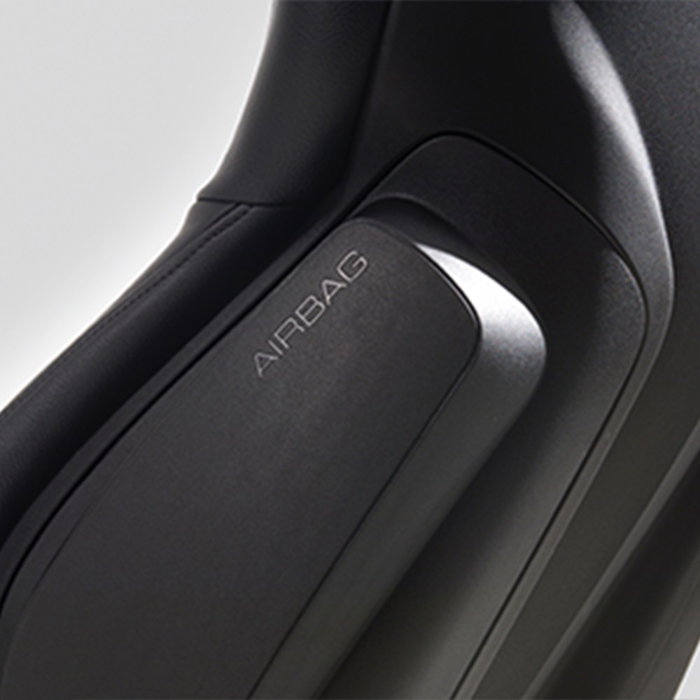 Recaro Cross Sportster CS RC415101785 Asiento Piloto Piel Vienna Negro con Airbag Lateral y Calefacción, Homologación ABE/TÜV