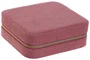 DKD Home Decor Joyero Urban Magenta Crema 14 x 5 x 13 cm (4 Unidades)