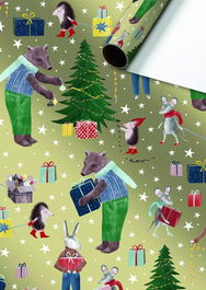 Papel De Regalo Rollo Stewo 0,7X1,5 M Navidad Melin (Set de 6)