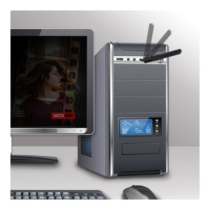 Edimax EW-7822UAD Tarjeta de Red WiFi AC1200 Dual Band USB 3.0 para PC Edimax EW-7822UAD Tarjeta de Red WiFi AC1200 Dual Band USB 3.0 para PC