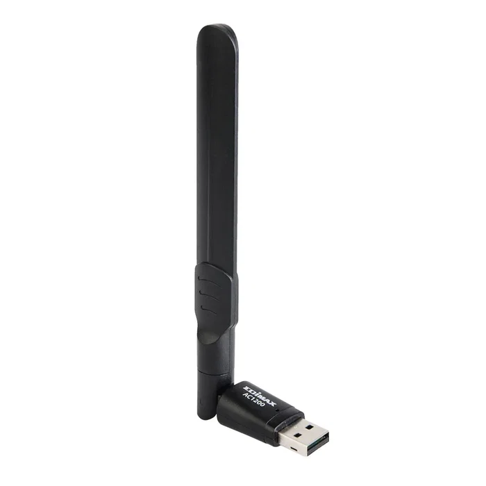 Edimax EW-7822UAD Adaptador USB Wi-Fi AC1200 Doble Banda 867 Mbps, 802.11ac, USB 3.0, Negro