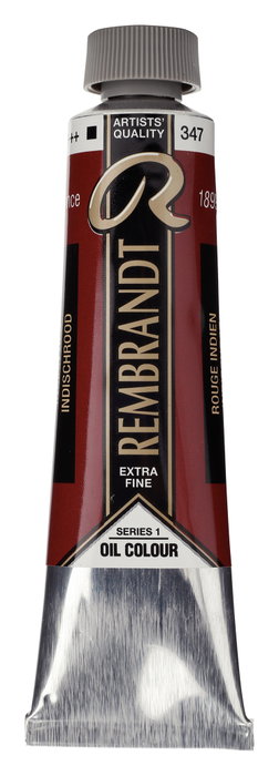 Rembrandt Pintura al Óleo Rojo Indio 347 en Tubo de 40 ml Rembrandt Pintura al Óleo Rojo Indio 347 en Tubo de 40 ml