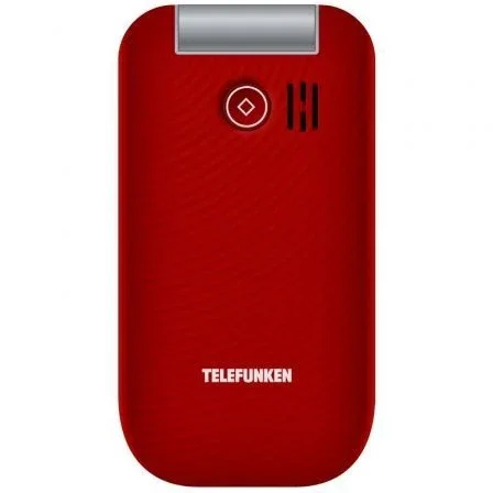 Teléfono Móvil Telefunken S450 para Personas Mayores/ Rojo