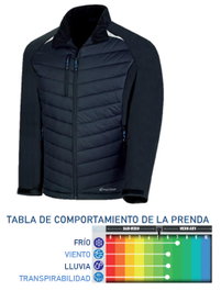 MARCAFINSTOCK Chaqueta Softshell Híbrida