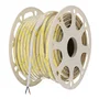 Tira LED COB Autorectificada 220V 10W/m IP65 50m Blanco Cálido 3000K Cinta 3M Regulable Exterior