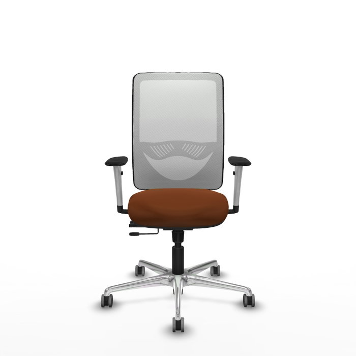 PIQUERAS Y CRESPO Silla de oficina Zulema Marrón y Blanco PIQUERAS Y CRESPO Silla de oficina Zulema Marrón y Blanco