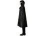 Disfraz de Vampiro Hombre Adulto con Chaleco Rojo y Capa Negra XS-S Halloween