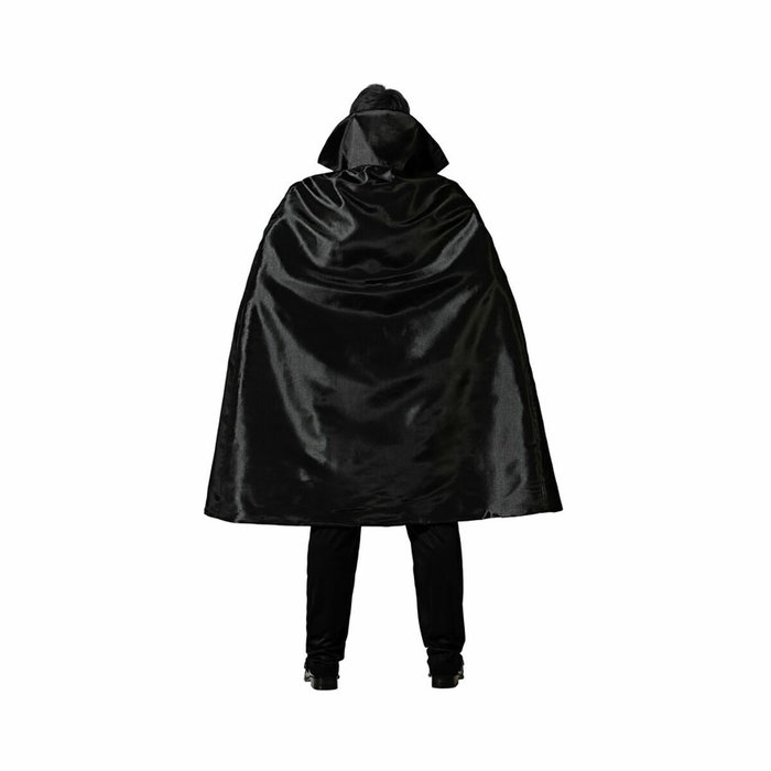 Disfraz de Vampiro Hombre Adulto con Chaleco Rojo y Capa Negra XS-S