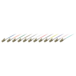 EQUIP Pigtail LC/PC Multimodo OM4 Duplex 1.0m (Set de 12 unidades)