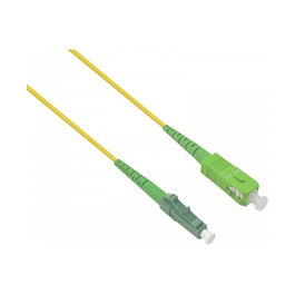 Helos Cable de fibra óptica OS2 SC/APC a LC/APC 10m