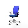 PIQUERAS Y CRESPO Silla de oficina Motilla Azul con mecanismo Sincro/Traslack