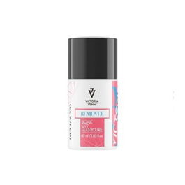 Victoria Vynn Remover Soak Off Manicure 60ml para Uñas y Piel, Elimina Barniz Híbrido y Cuida con Aceite de Macadamia y Vitamina E