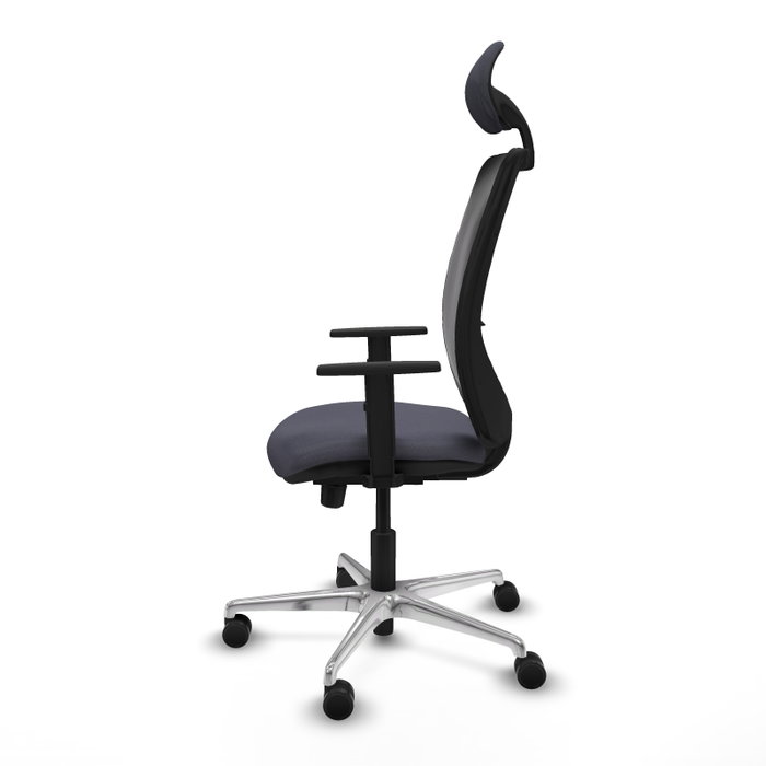 PIQUERAS Y CRESPO Silla de oficina Zulema con mecanismo Sincro/Traslack, Gris oscuro y Negro PIQUERAS Y CRESPO Silla de oficina Zulema con mecanismo Sincro/Traslack, Gris oscuro y Negro