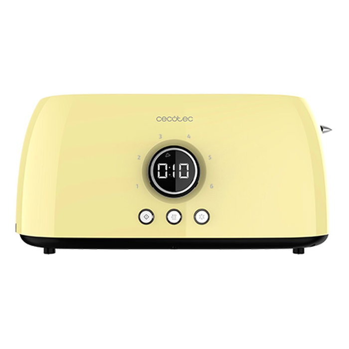Tostadora Cecotec ClassicToast 15000 Yellow Extra Double Amarillo 1500 W 1250 W