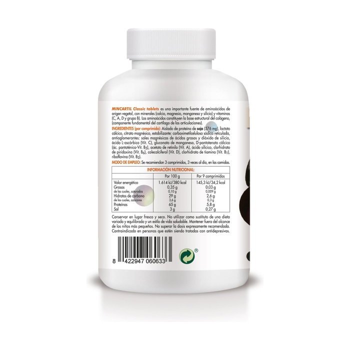 Soria Natural Mincartil Classic 180 comprimidos Soria Natural Mincartil Classic 180 comprimidos