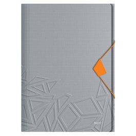 LEITZ Carpeta Urban Chic PP A4 Gris (Set de 10)