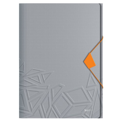 LEITZ Carpeta Urban Chic PP A4 Gris (Set de 10) LEITZ Carpeta Urban Chic PP A4 Gris (Set de 10)