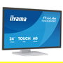 Iiyama ProLite T2452MSC-W1AG Monitor táctil IPS 60,5 cm (24") Full HD (1920x1080) 100Hz, 5ms, 400 cd/m², Blanco