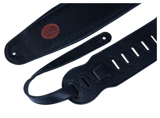 Levy's Correa Signature Legacy Series 4 1/2" - Cuero Suave Negro