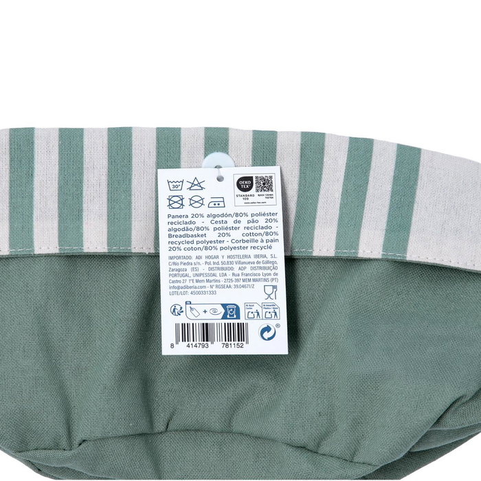 Luminarc Cesta Pan Bodo Verde 20 cm