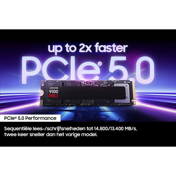 Samsung 9100 PRO SSD 8 TB M.2 2280 PCIe Gen 5.0 Samsung 9100 PRO SSD 8 TB M.2 2280 PCIe Gen 5.0