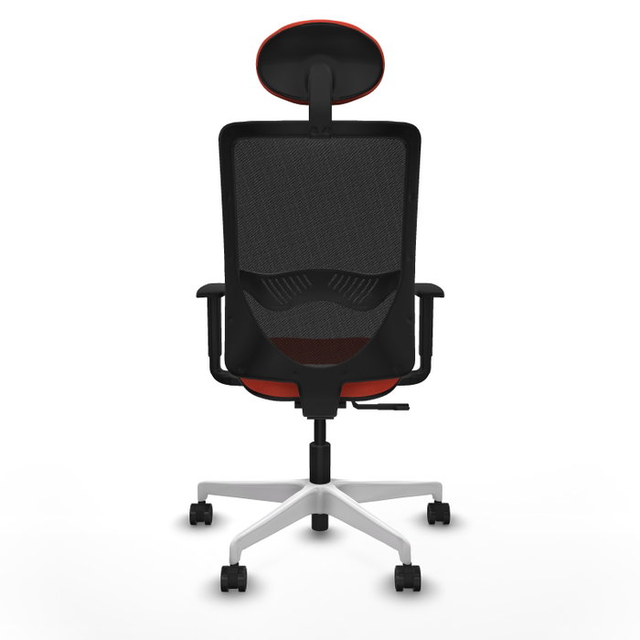 PIQUERAS Y CRESPO Silla de oficina Zulema con mecanismo Sincro, Naranja oscuro y Negro PIQUERAS Y CRESPO Silla de oficina Zulema con mecanismo Sincro, Naranja oscuro y Negro