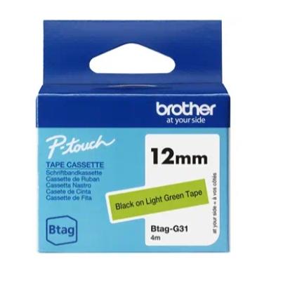 Brother Cinta doméstica Btag G31 Negro sobre verde