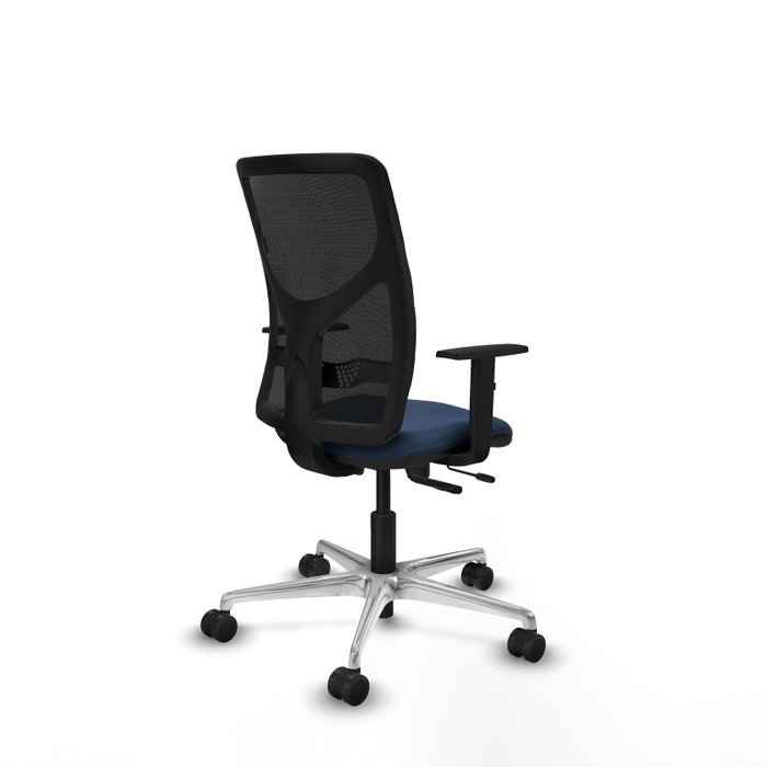 PIQUERAS Y CRESPO Silla de oficina Motilla con mecanismo Sincro/Traslack Azul marino y Negro PIQUERAS Y CRESPO Silla de oficina Motilla con mecanismo Sincro/Traslack Azul marino y Negro