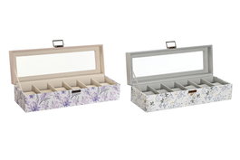 DKD Home Decor Relojero PU con Cristal Colección Tierra