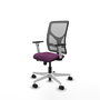 PIQUERAS Y CRESPO Silla de oficina Motilla Morado con Malla Gris