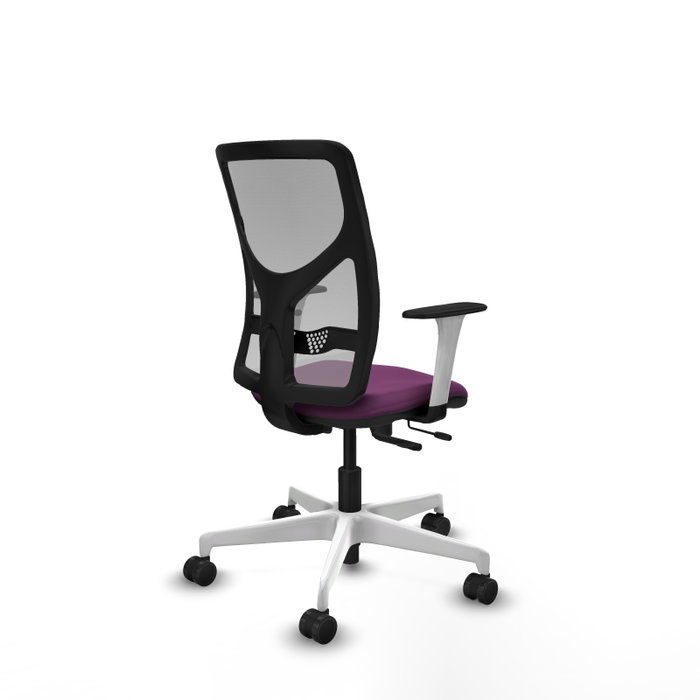 PIQUERAS Y CRESPO Silla de oficina Motilla Morado con Malla Gris PIQUERAS Y CRESPO Silla de oficina Motilla Morado con Malla Gris